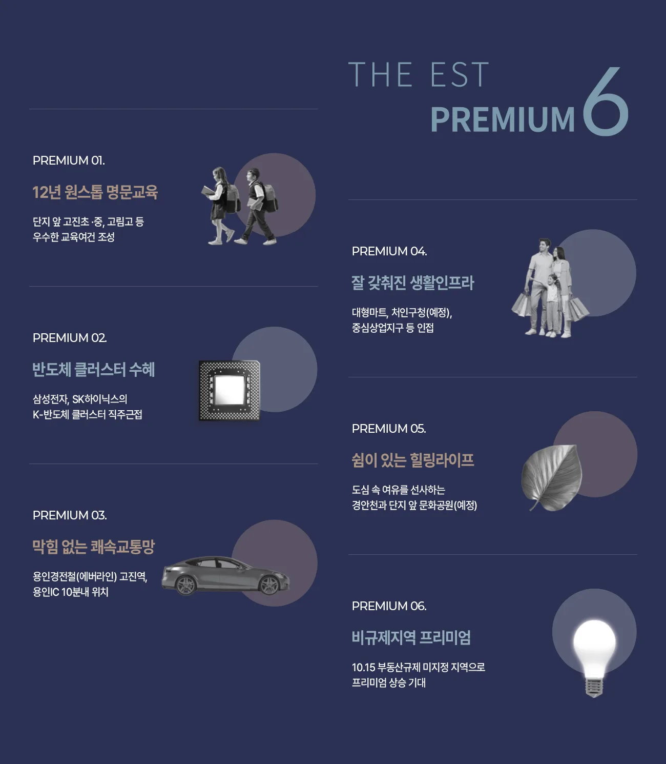 용인 고림 동문 디 이스트 THE EST PREMIUM 6 — 교육·반도체·교통·생활인프라